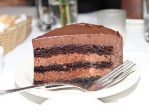 Chocolate Chocolate Charlotte Cake