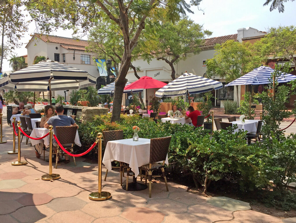 Outdoor Dining in Santa Barbara Andersen’s Danish Bakery & Restaurant