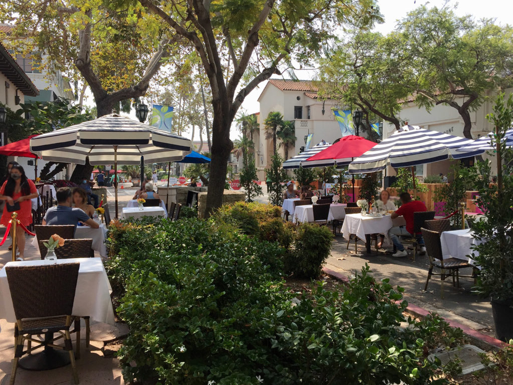 Outdoor Dining in Santa Barbara Andersen’s Danish Bakery & Restaurant