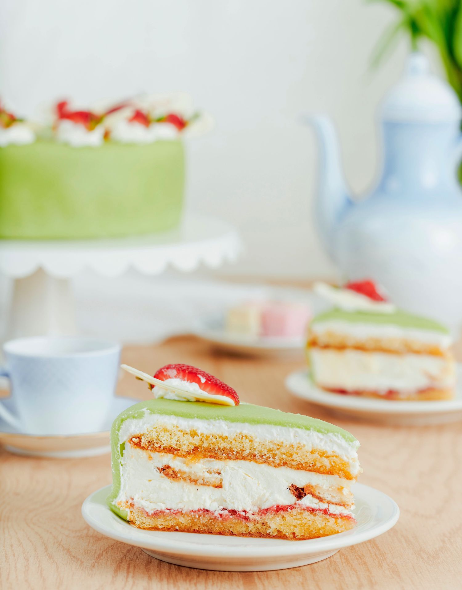 Princess Cake - Our famous Marzipan Layer Cake - The Andersen’s Danish Bakery & Restaurant