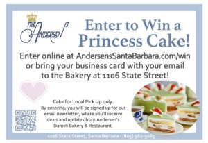 Win a Princess Cake from Andersen’s Danish Bakery & Restaurant.