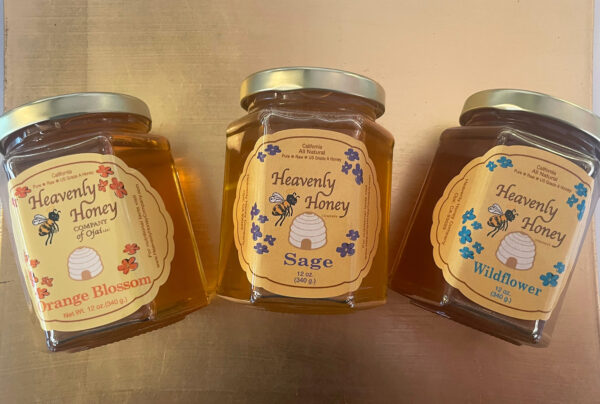 California honey from the Heavenly Honey Company in Ojai, California!