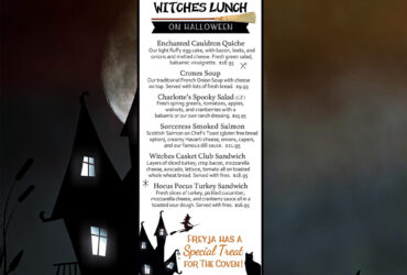 Witches Lunch on Halloween at Andersen's in Santa Barbara