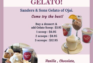 Sanders & Sons Gelato of Ojai!