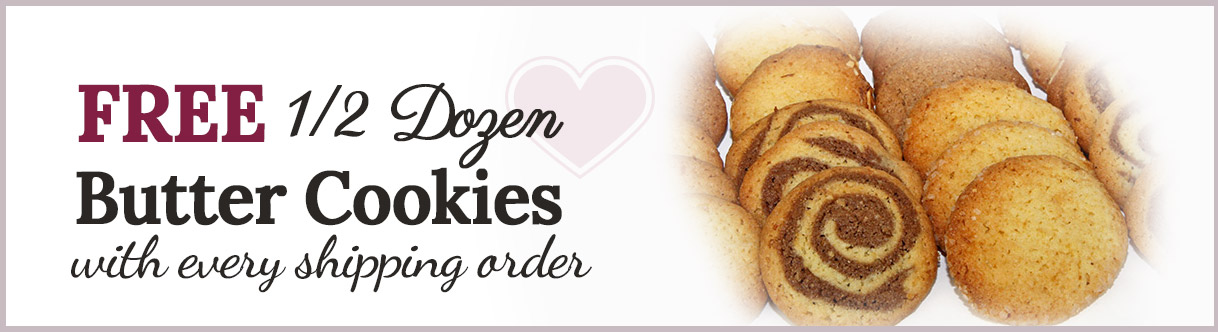 Free Butter Cookies with shipping order - The Andersen's