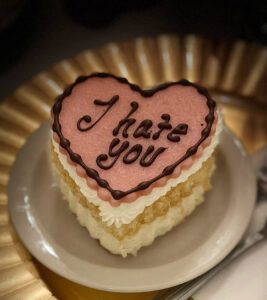 Valentine's I Hate You Heart Cake - The Andersen’s Danish Bakery & Restaurant