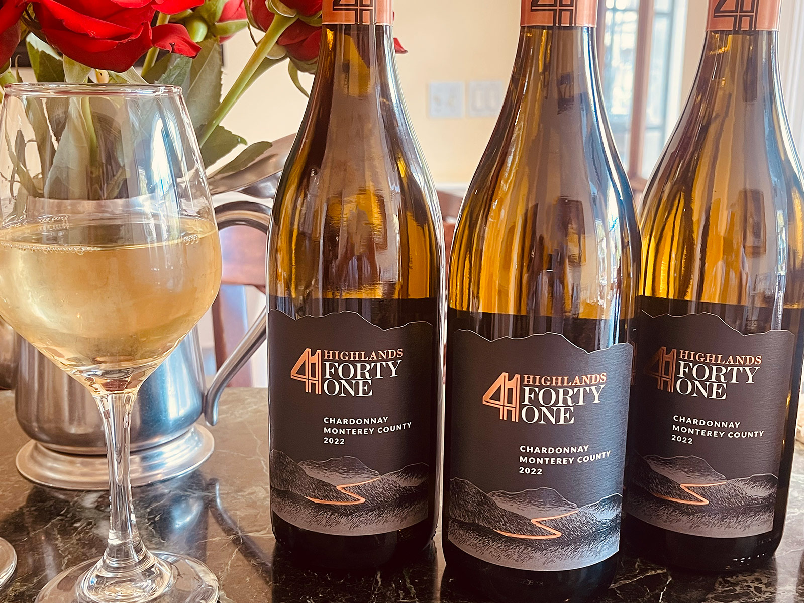 Highlands 41 Chardonnay 2022, Monterey County from San Antonio Winery.
