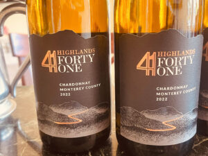 Highlands 41 Chardonnay 2022, Monterey County, San Antonio Winery.