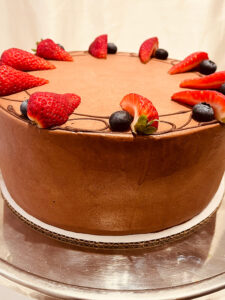 Chocolate Chocolate Charlotte Cake