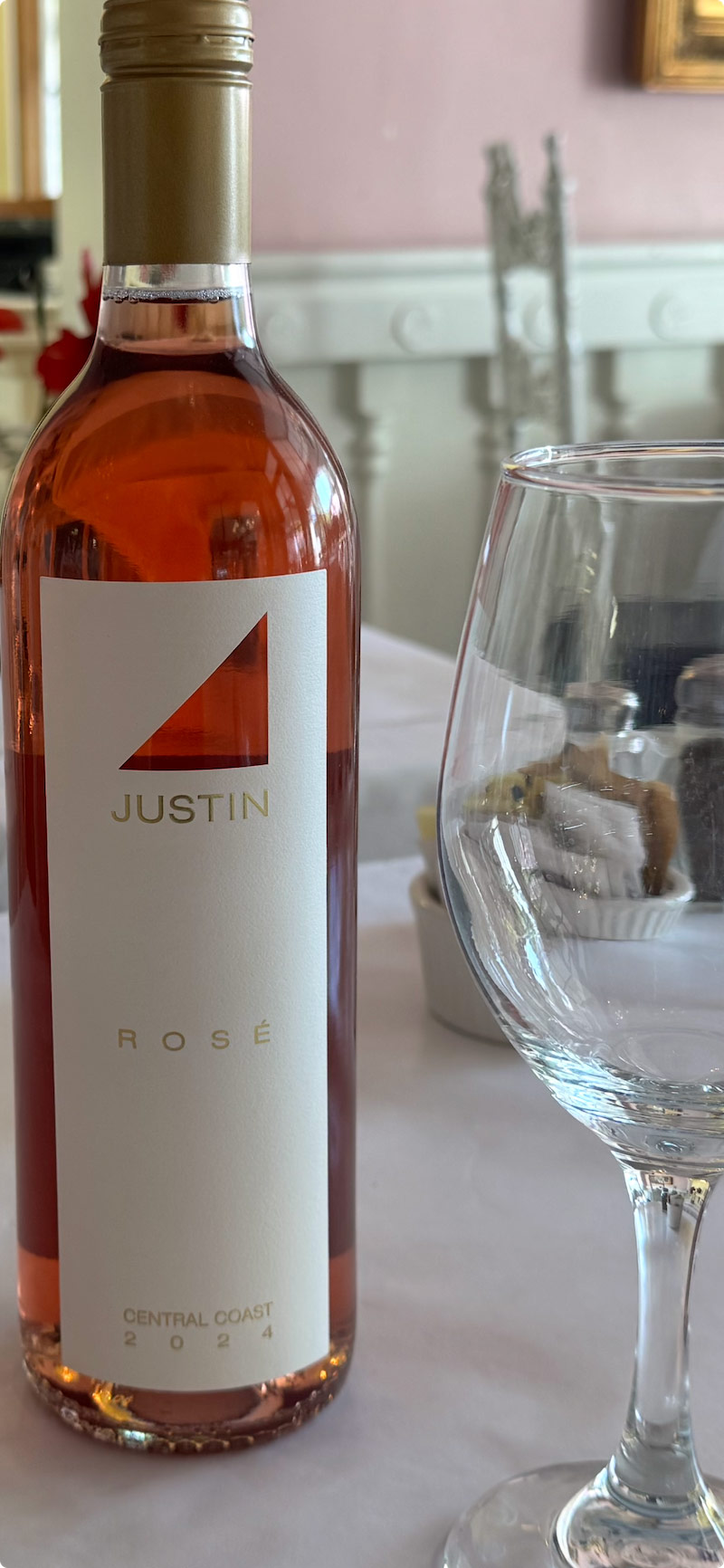 JUSTIN Rosé Wine at Andersen's