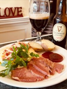St. Patrick's Corned Beef & Cabbage at Andersen's in Santa Barbara