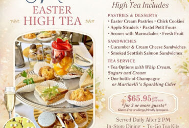 Easter High Tea at Andersen's in Santa Barbara