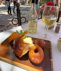 Scandinavian Duck for Lunch and Dinner at Andersen's in Santa Barbara