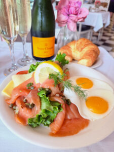 Smoked Salmon & Eggs - Breakfast at Andersen's