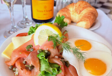 Smoked Salmon & Eggs - Breakfast at Andersen's