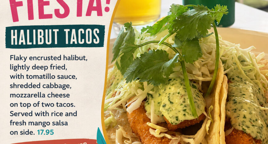 Halibut Tacos for Fiesta Santa Barbara